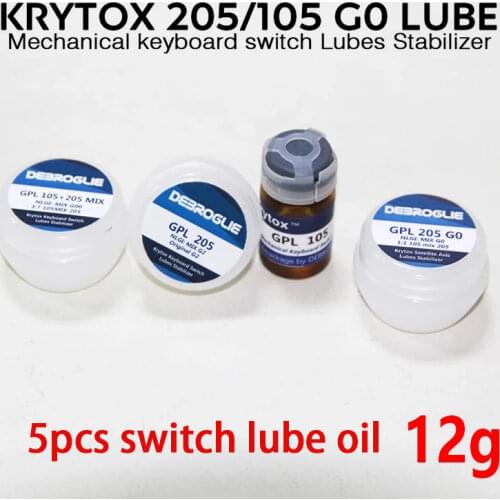Keyboard Grease Switches Lube oil GPL105 205 GO for DIY Mechanical Keyboard Switch Stabilizer Lubricant Stabilizer Lubricating