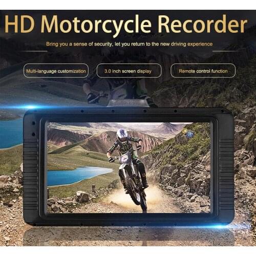 New Car DVR SE100 3.0" Motorcycle Camera 1080P HD Dual Lens Front Rear Driving Recorder Night Vision Wide Angle Driving Recorder