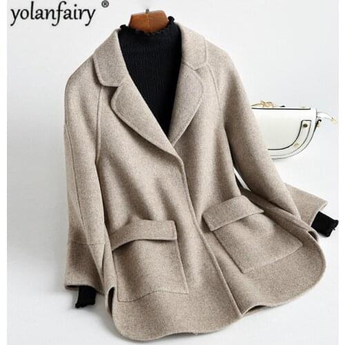 Женские приталенные пальто YOLANFAIRY China At AliExpress