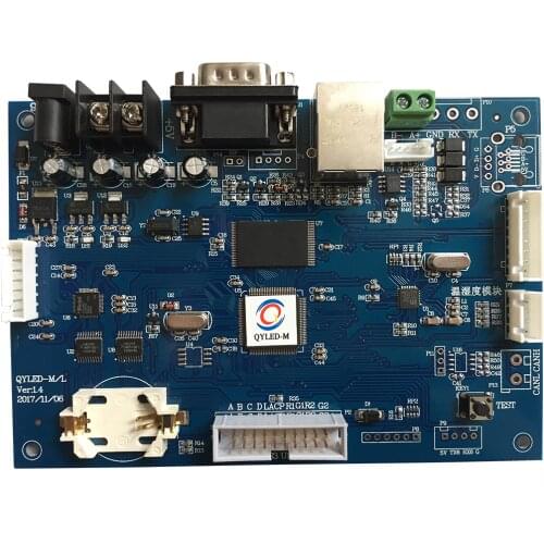 Factory Bank Station Real-time display cluster management network port LED font library control card