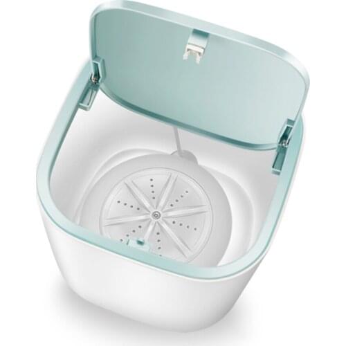 18W Mini Ultrasonic Clothes Washing Machine Barrel Travel Self-Driving Tour Washing Machine Rotating Turbines Washer For Home