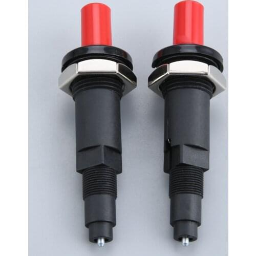 2pcs Piezo Ceramic Ignitor Kit Grill Stove Igniter Spark Plug Push Button Ceramic fits Gas Heaters BBQ Grill Igniter Gas Stove