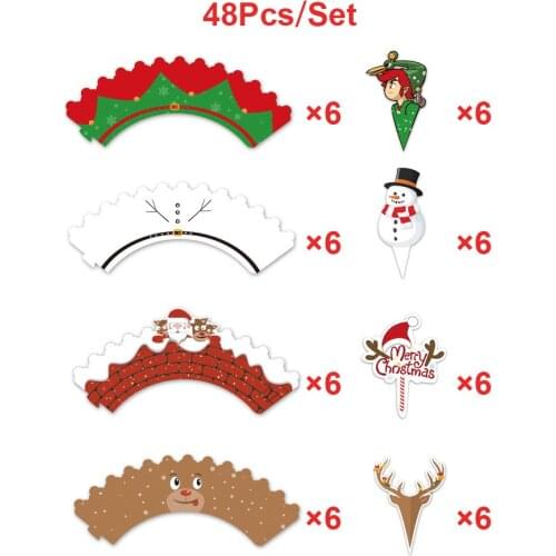 24 Pieces Laser Cut Cake Wrapping Decoration Birthday Cake Wrapping Wedding Party Decoration Christmas Decoration