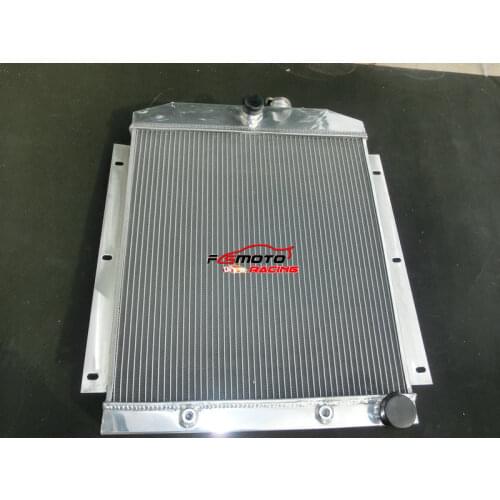 3 Row Full Aluminum Racing Radiator For Chevy Pickup Truck 54 53 52 1947-1954 48 49 50 51