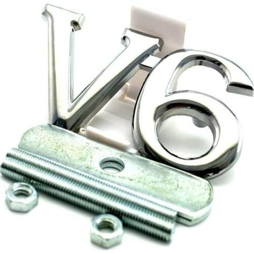 3D 'V6' Logo Car Front Grille Car Emblem fit for VW 2016 NEW