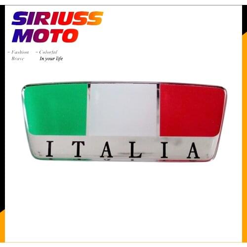 3D Italy Sticker Motorcycle Tank Decals windshield Italia Stickers Case for Aprilia Ducati Vespa GTS GTV for AGV Helmet