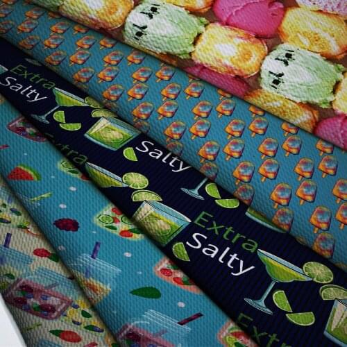 50*140cm Bullet Textured Liverpool Fabric Flower Printed DIY Tissue Kids Home Textile for Sewing Quilt Decoration Home