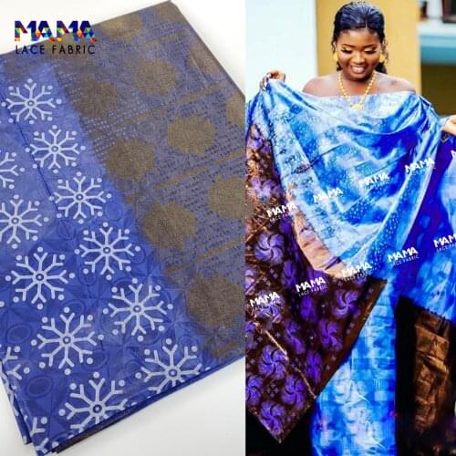 African Lace Fabric High Quality Bazin Riche 2021 Nouveau Elegant Printing Basin Riche Nigerian Wedding Lace Material