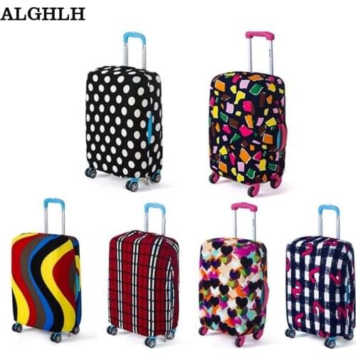 ALGHLH Square Limited Travel Luggage Suitcase Protective Cover Elastic Dust Covers Box Sets Accessories Apply To 18 Inch Cases