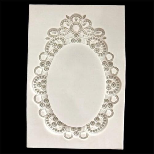 European lace Cakes Molds Silicone Mold Fondant Cake Chocolate Soap Candy Biscuit Sugar Mold Baking Kitchen Accessories DIY