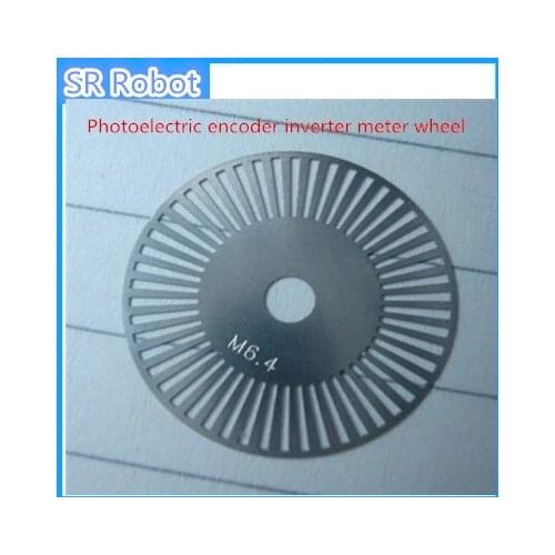 2pcs Photoelectric encoder inverter meter wheel servo motor grating disk robot meter disk m6-4