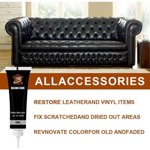 11Colors Leather Repair Gel Home Car Seat Sofa Leather Complementary Repair Refurbishing Cream 20ml Color Repair Leather Cleaner