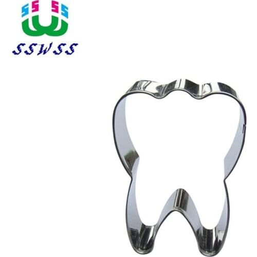 White Teeth Shape Cake Decorating Fondant Cutters Tools,Cookie Biscuit Craft Molds,Direct Selling