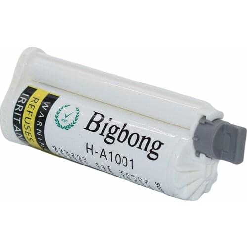 10:1 Glue Adhesives 50ml Grey AB Glues Two-Component Strong Adhesive for Manual Caulking Gun 50ml 10:1 AB Glue Gun Dispenser