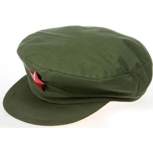 WW2 WWII COLLECTION CHINA MAO TSE TUNG RED LIBERATION ARMY MILITARY HAT CAP -SIZE M