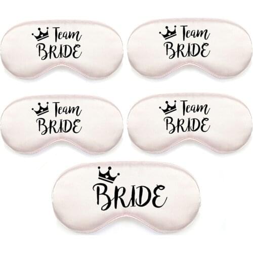 Bride Bridal Shower Sleep Mask Wedding Engagement Party Bride To Be Hen Night Bachelorette Party Decor Bridesmaid Gift Favor