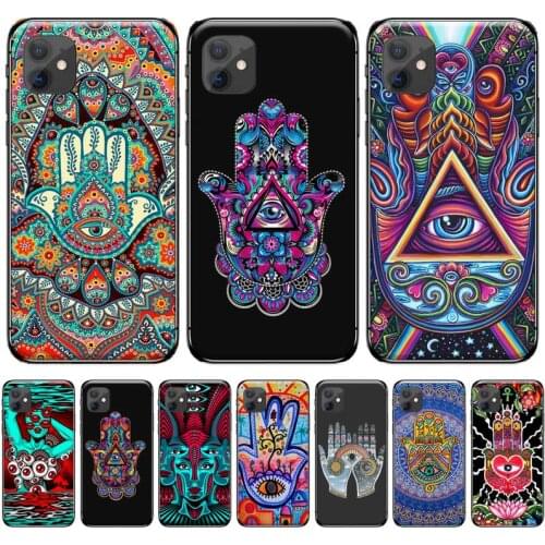 Fashion evil eye Shell Phone Case For iphone 12 5 5s 5c se 6 6s 7 8 plus x xs xr 11 pro max mini
