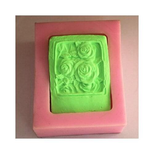 Handmade Soap Silicone Mold Animal Candle Molds Polymer Clay rose garden