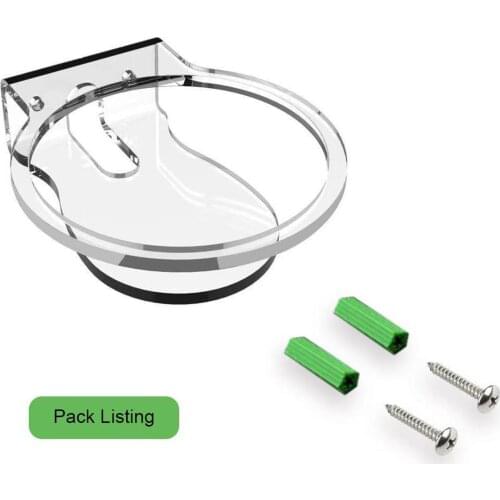 Wall Mount Holder Acrylic Stand Bracket Fit For Echo Dot 4th Generation