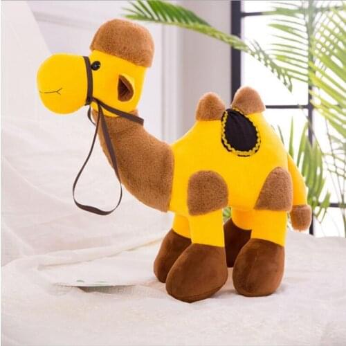 New Cute 30cm 40cm 50cm Large Size Camel Plush Toys Lovely Soft Embroidery Dromedary Stuffed Dolls Children Kids Gift