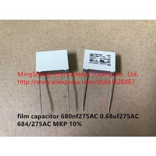 Original new 100% film capacitor 680nf275AC 0.68uf275AC 684/275AC MKP 10% (Inductor)