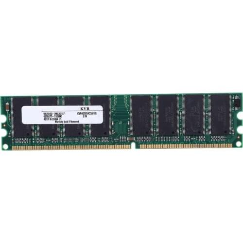 AU42 -2.6V DDR 400MHz 1GB Memory 184Pins PC3200 Desktop for RAM CPU GPU APU Non-ECC CL3 DIMM