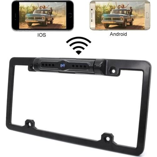 Parking Lines on/off Mirror Normal Image Night Vision Full Frame License Plate Camera WiFi Backup Camera Android