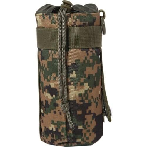 Outdoor Tactical Camouflage Kettle Bag Portable Kettle Bag Leisure Hiking Trekking Kettle Bag