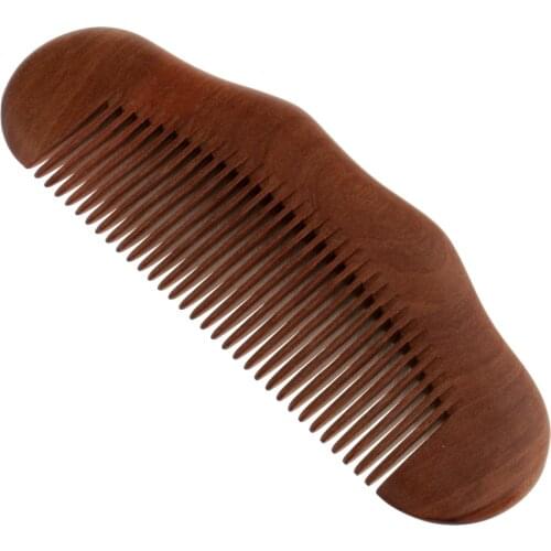 Premium Smooth Hair Comb Peach Wood Anti Static Head Scalp Massage Brush