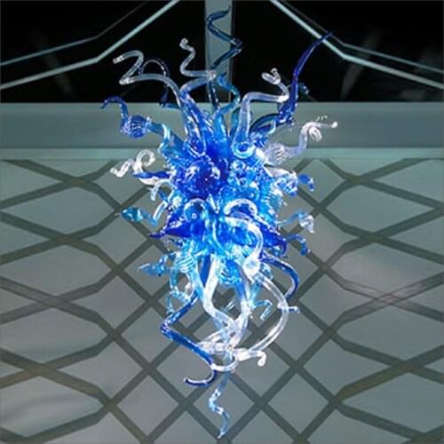 Christmas Gift Mouth Blown Borosilicate Hand Blown Murano Glass Chandelier