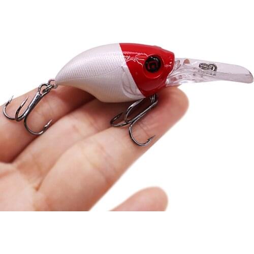 1Pcs Minnow Fishing Bait 3D Stereoscopic with Sound Steel Ball Lure Tackle 6.5cm 4g Fishing Tool Artificial High Quality Tackle