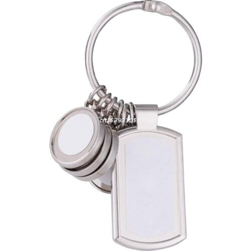 Sublimation Blank Keychains Heat Transfer Keychain for Present Making Dropship