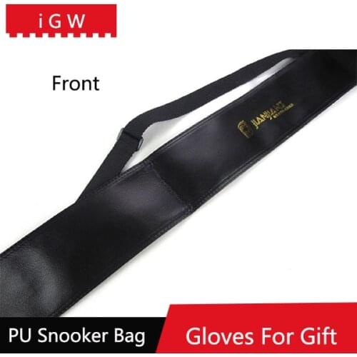 IGW New Portable PU 3/4 Snooker Cues Bag 116cm Length Billiard Accessories Black China