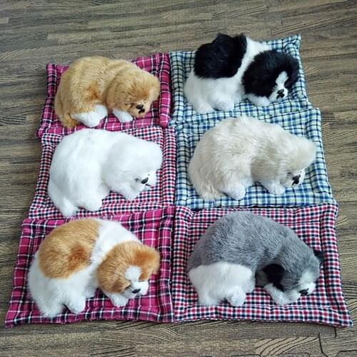 Car Ornament Cute Plush Sleeping Dog Doll Automobiles Interior Decoration Dogs Ornaments Dashboard Lovely Decor Toys Big Size