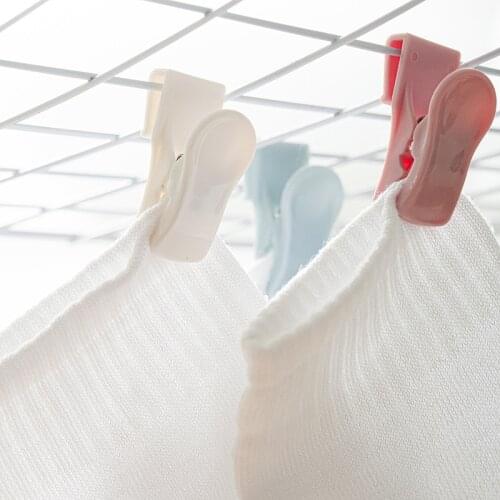 Hangable Plastic Bag Clip Fresh Food Storage Bag Clips Mini Vacuum Sealing Clamp Food Clip Kitchen Refrigerator Sauce Bag Clip