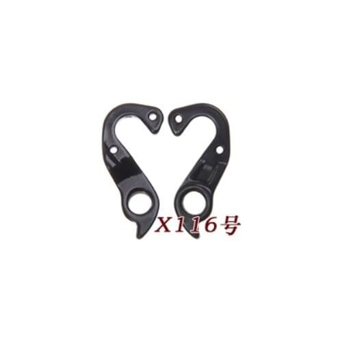 10pcs/lot Rear Derailleur Hanger MECH Gear Dropouts for Cube AKA # 10151 Axial Attain Agree 2016-2019 with Screws Red/Black