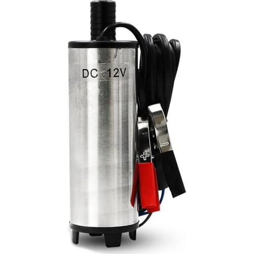 12V 24V DC Electric Submersible Pump For Pumping Diesel Oil Water Aluminum Alloy/steel Shell 12L/24L min Fuel Transfer Pum