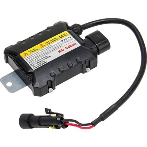2PCS HID Ballast Xenon 55W AC Digital HID Slim Ballast HID Replacement Conversion H11 H1 9005 9006 880 881 H3 H8 H9 HB3 HB4 H4