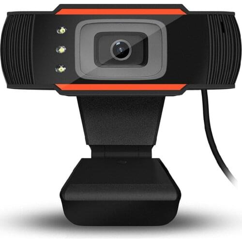 3LEDs Web Camera 12MP 720P HD Webcam USB Camera with Microphone for Computer PC Laptop