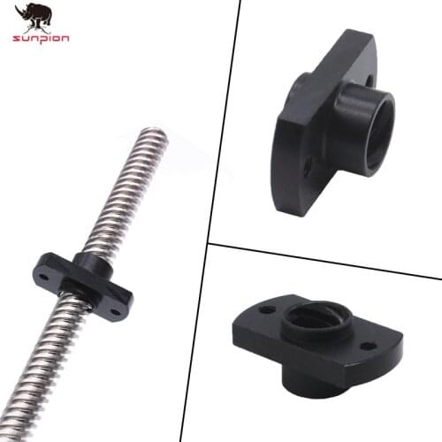 3D Printer Z Axis Trapezoid Motor Screw Nuts T8 Nut POM Nut Lead 8mm Pitch 2mm For CR10 CR-10S Ender-3 Lead Screw