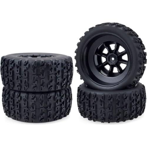 4pcs 1:10 75mm Short Course RC Wheel Truck Tires Set for Redcat HSP HPI Traxxas Losi VRX LRP RC Cars