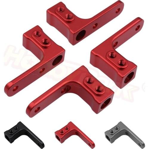 4pcs Aluminum Side Pedal Mount Plate 116845 Upgrade Parts For HPI VENTURE FJ Cruiser Scale RC Trail Truck