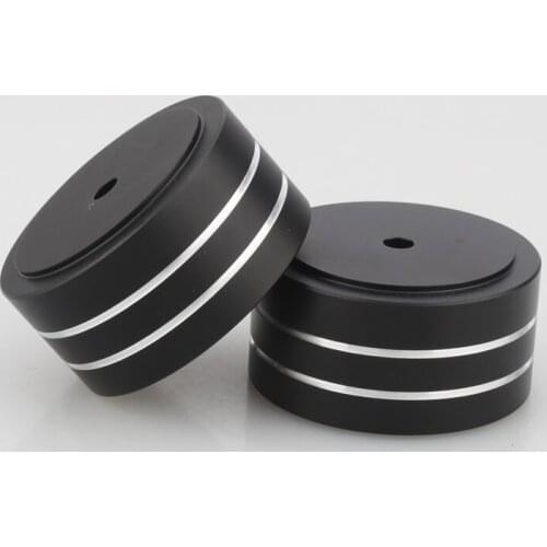 4pcs FT007S 40x20mm Aluminum HIFI AMP Speaker Isolation Stand Turntable DAC Feet Pad gold silver black