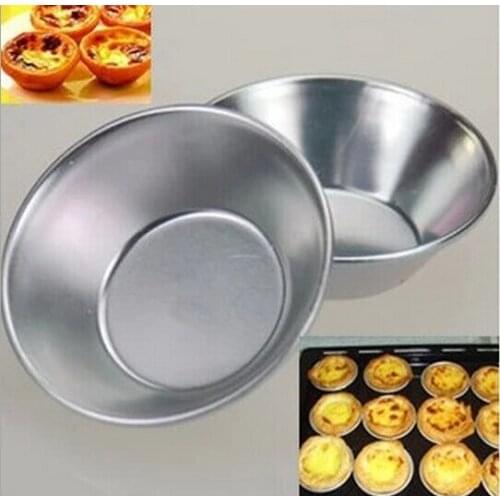 5pcs/lot Domestic oven aluminum alloy anode Egg Tart Egg Tart die small cake baking mold Baking tool JJ 0865