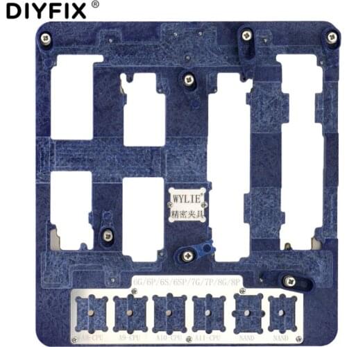 8 in 1 Logic Board Fixture IC Chip NAND Flash PCIE A8 A9 A10 A11 CPU Holder for iPhone 6 6P 6S 6SP 7 7P 8 8P BGA Repair Tools