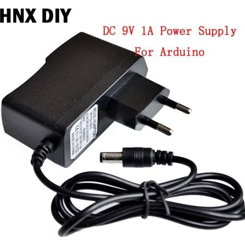 DC 9V 1A Power Supply Adapter AC 100V-240V Converter Adapter DC 5.5mm x 2.1mm For Arduino UNO R3 MEGA Power Supply 9 V Volt 1 A
