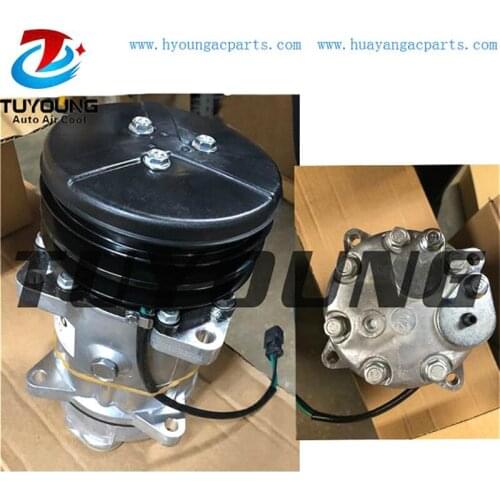 SD7H15 SD709 auto ac compressor fit for Volvo truck automotive air pump 16047610 2pk 24V Sanden 7H15 709