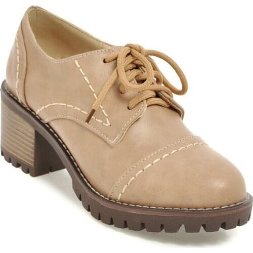 British wind system with small leather shoes female 2018 spring new joker 32-43 yards womens shoes, 1844 students