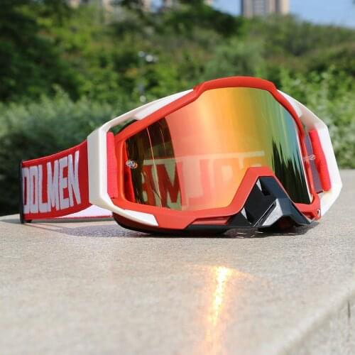 COOLMEN 2021 Motorcycle Goggles Motocross Safety Glasses MTB ATV Off-Road Goggles Camping Driving Eyewear Downhill Glasses