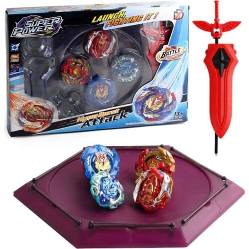 Bayblade Battle Tops Kids Combat Spinning Toys XD168-19 Gyro Toys With Launcher Stater Arena Set YH2035